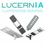 Luminaria solar Lucernia Naturvolt con panel solar integrado