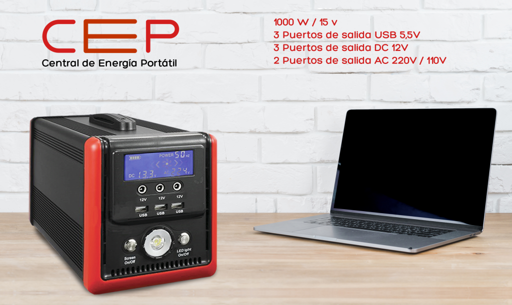 CEP Naturvolt sistema portátil de almacenamiento de energía de 1000 W